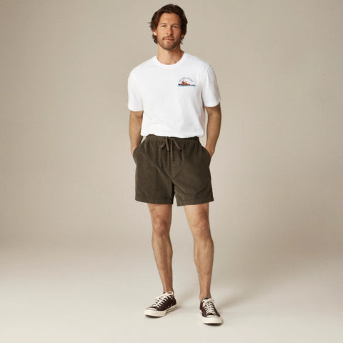 Vintage-wash cotton "Old-Fashioned" graphic T-shirt