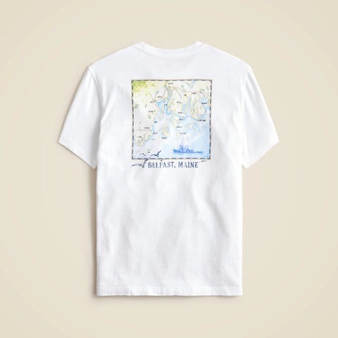 Vintage-wash cotton "Old-Fashioned" graphic T-shirt