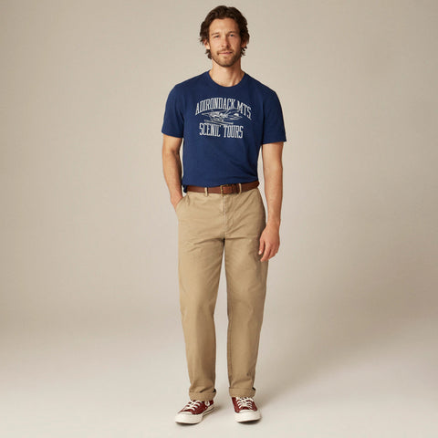 Vintage-wash cotton "Adirondacks" graphic T-shirt