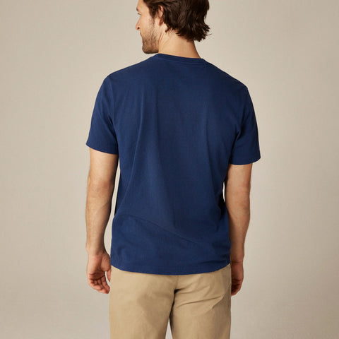 Vintage-wash cotton "Adirondacks" graphic T-shirt