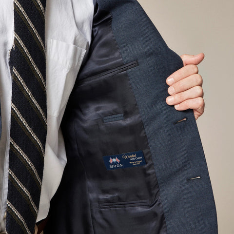 Blazer in English cotton-wool blend