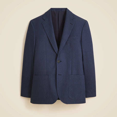 Blazer in English cotton-wool blend