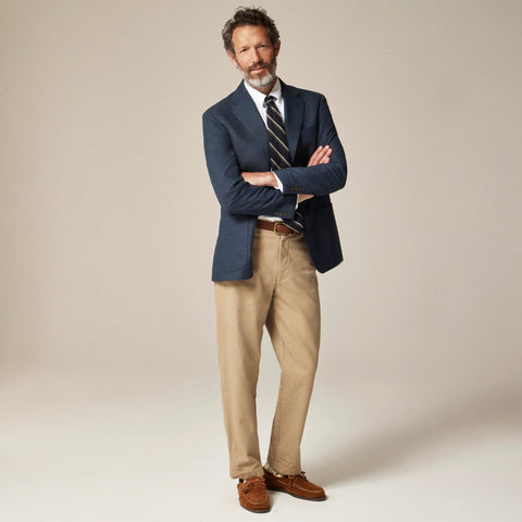 Blazer in English cotton-wool blend