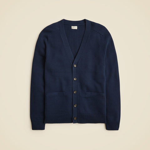 Heritage cotton V-neck cardigan