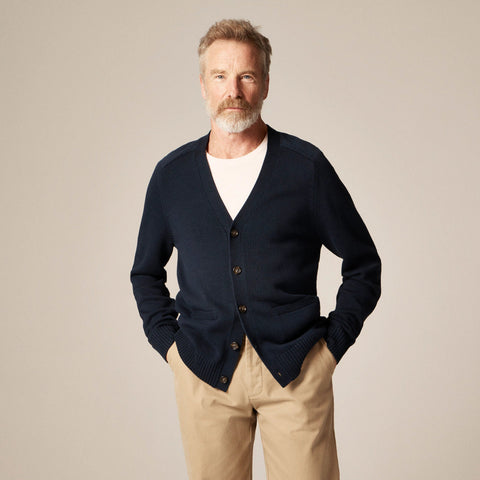 Heritage cotton V-neck cardigan