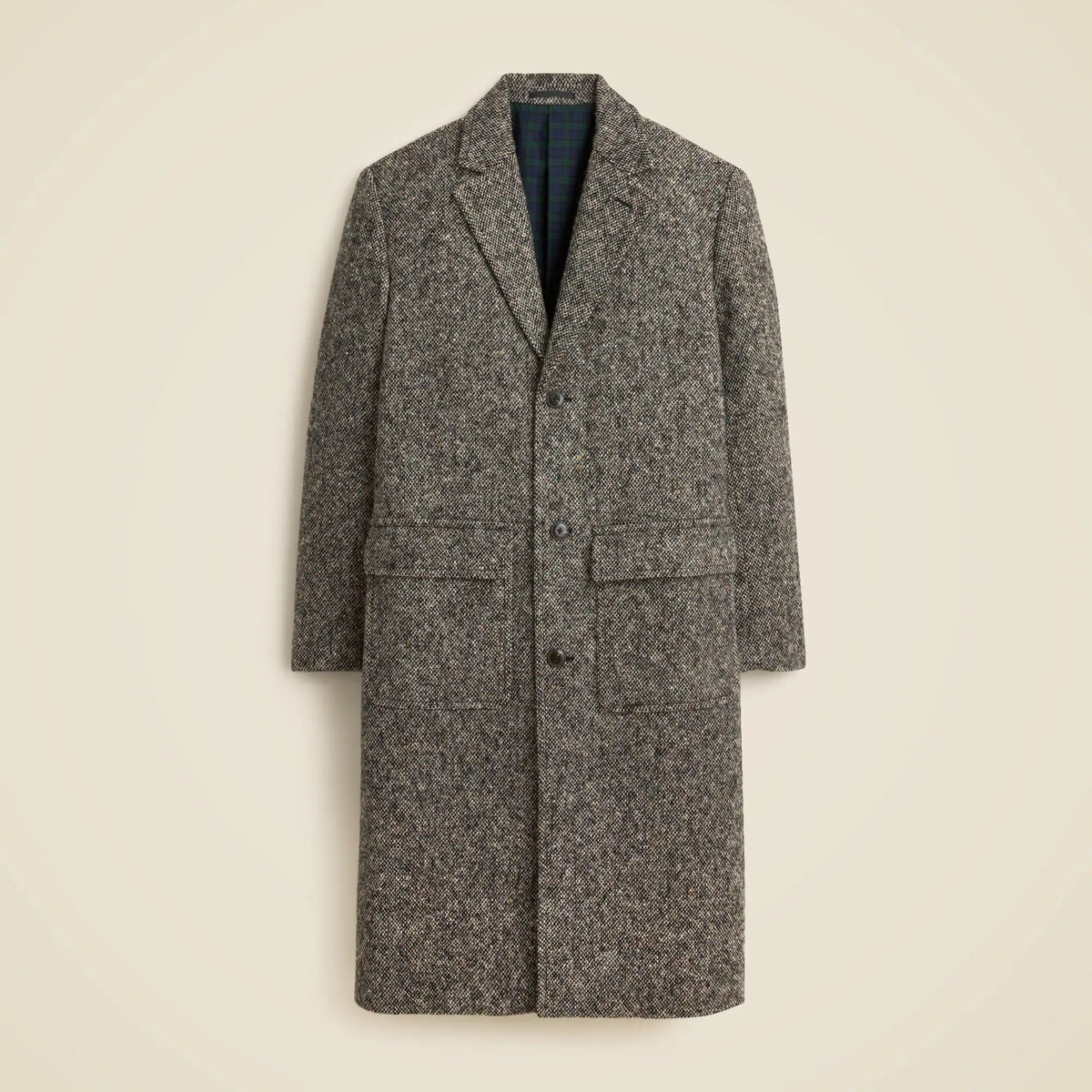 Topcoat in Irish wool
