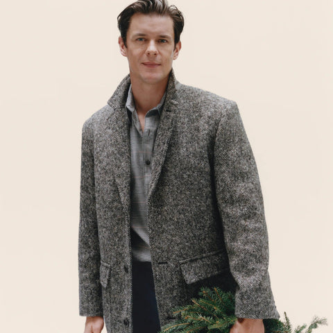Topcoat in Irish wool