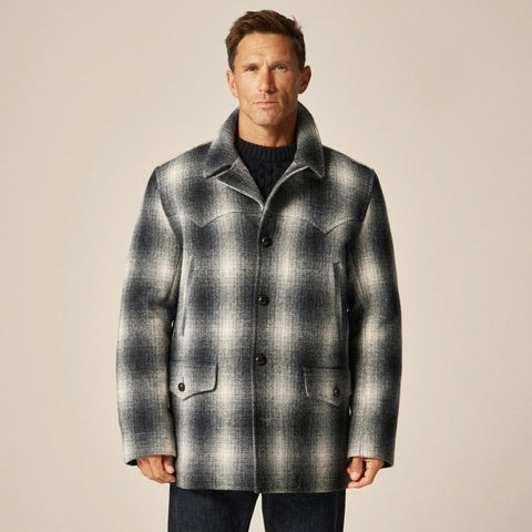 Wallace & Barnes wool-blend western peacoat