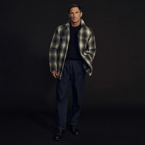 Wallace & Barnes wool-blend western peacoat