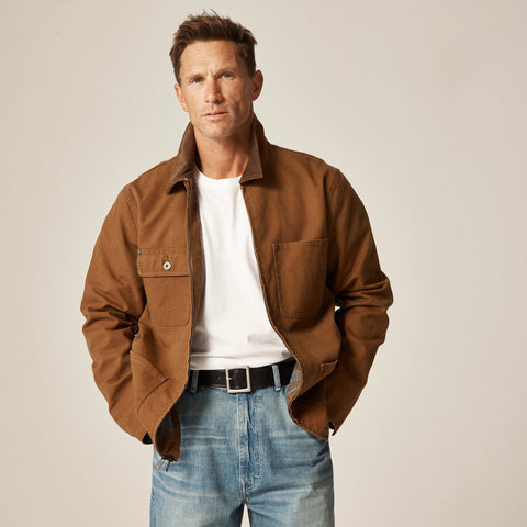 Wallace & Barnes duck canvas utility jacket