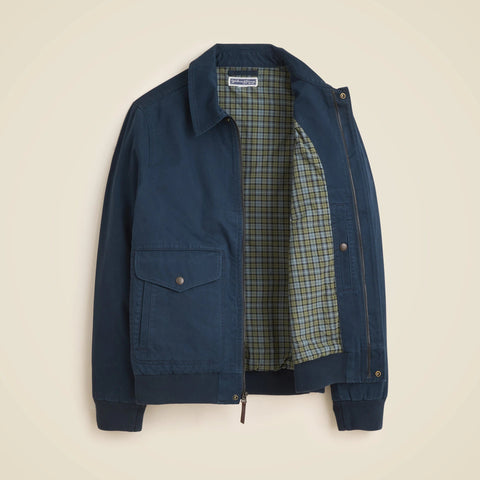 Wallace & Barnes flight jacket in cotton chino