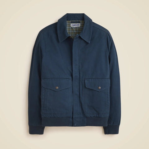 Wallace & Barnes flight jacket in cotton chino