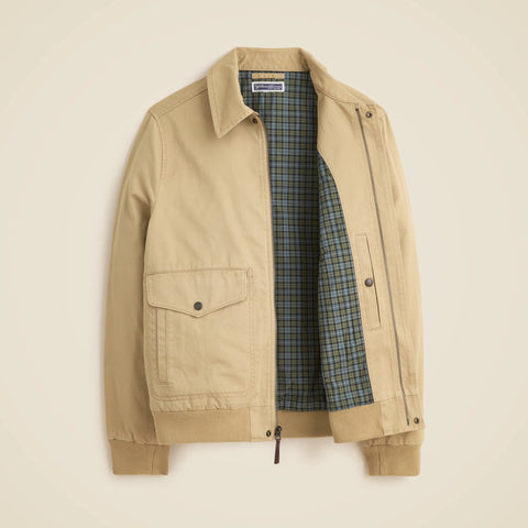 Wallace & Barnes flight jacket in cotton chino