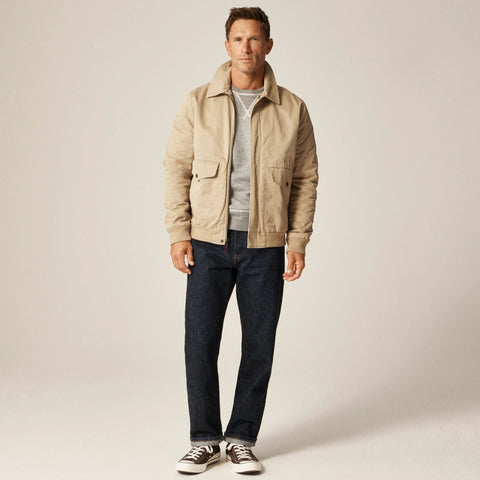 Wallace & Barnes flight jacket in cotton chino