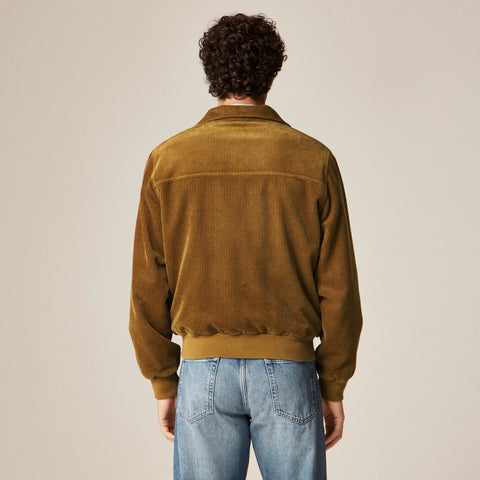 Corduroy jacket with wool-blend lining