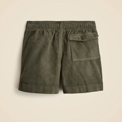 Kids' Everyday drawstring short in corduroy