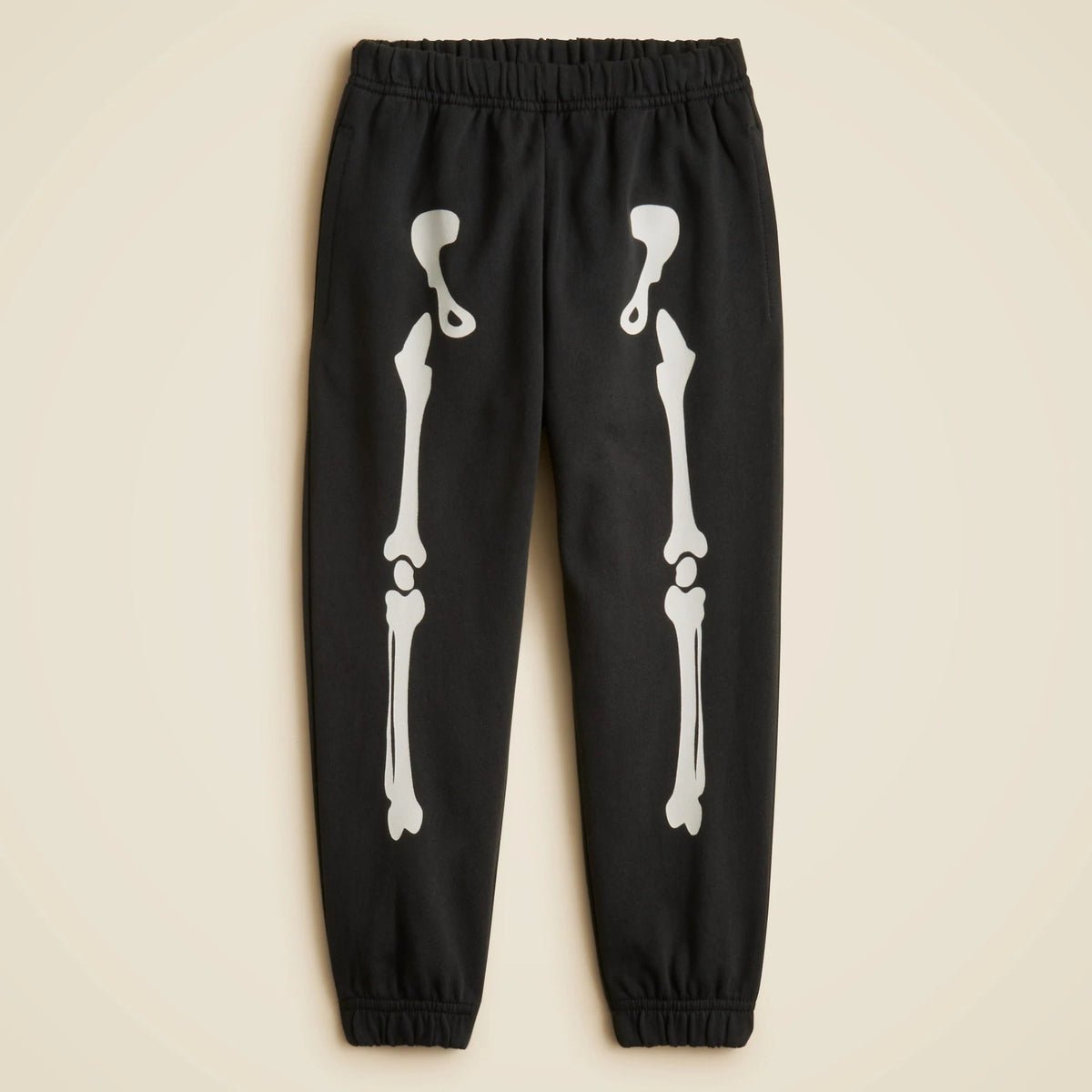 Kids' glow-in-the-dark skeleton sweatpant