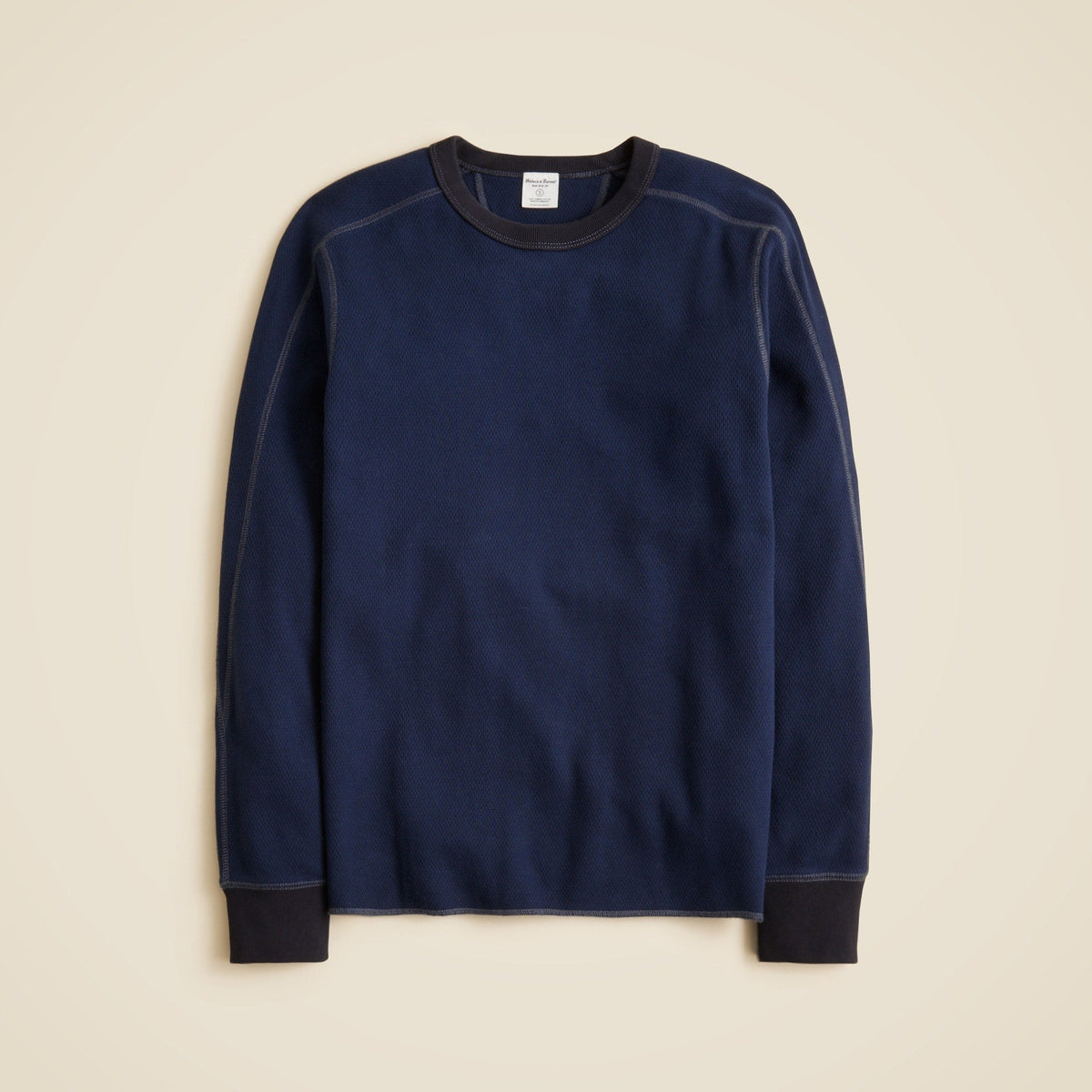 Wallace & Barnes honeycomb thermal crewneck