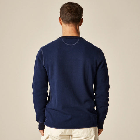 Wallace & Barnes honeycomb thermal crewneck