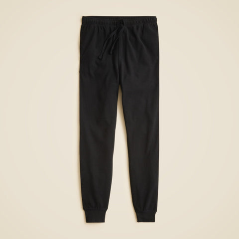 Jacquard rib-knit jogger pant