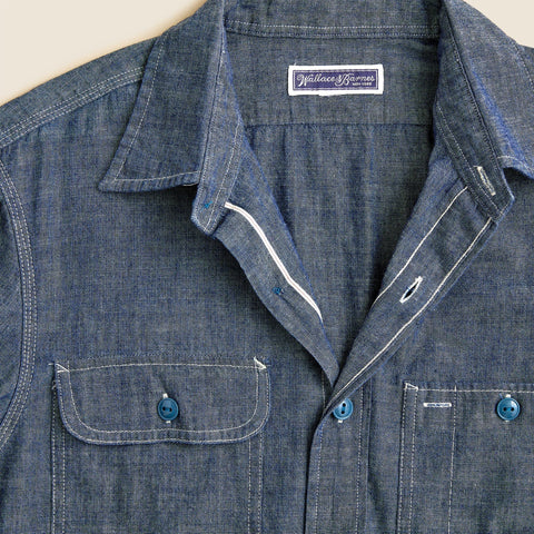 Wallace & Barnes Japanese selvedge chambray workshirt