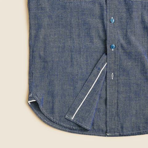 Wallace & Barnes Japanese selvedge chambray workshirt