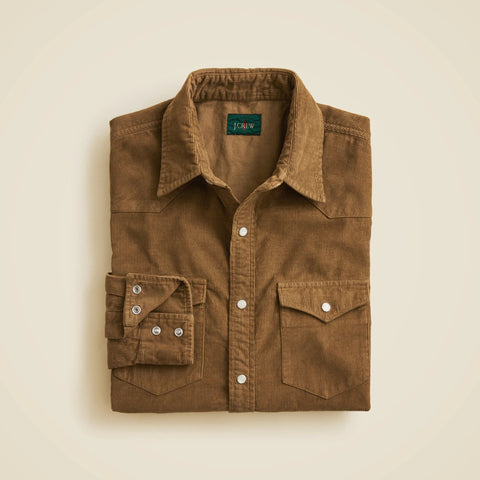 Western 14-wale corduroy shirt