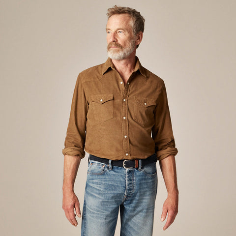 Western 14-wale corduroy shirt