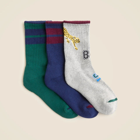 Kids' trouser socks three-pack