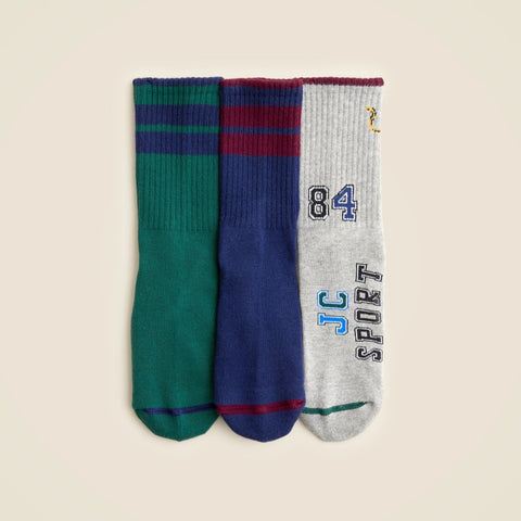 Kids' trouser socks three-pack