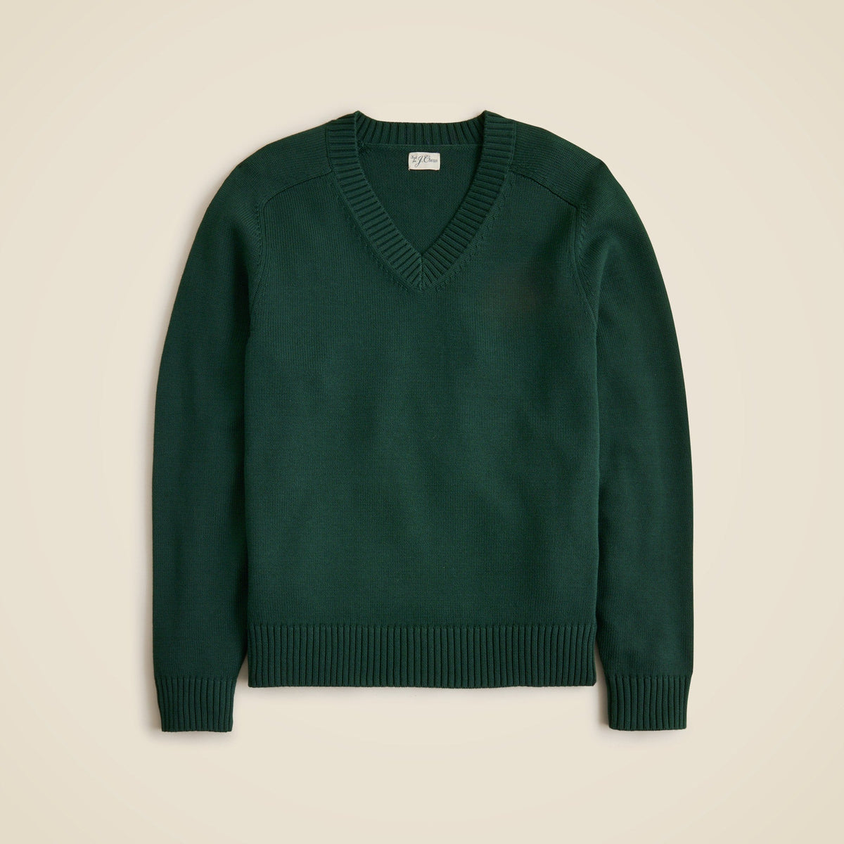 Heritage cotton V-neck sweater