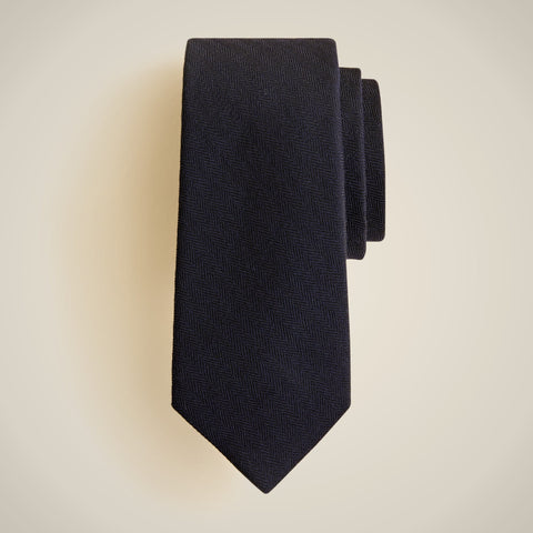 Italian wool twill tie