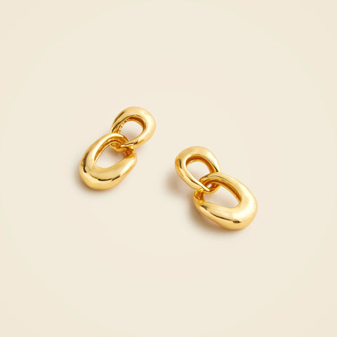 Chainlink drop earrings