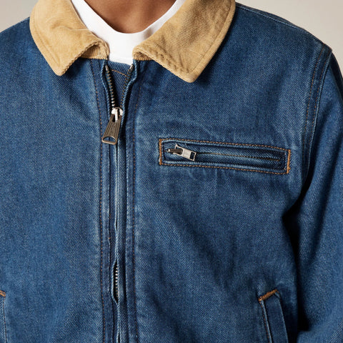 Kids' lined denim jacket