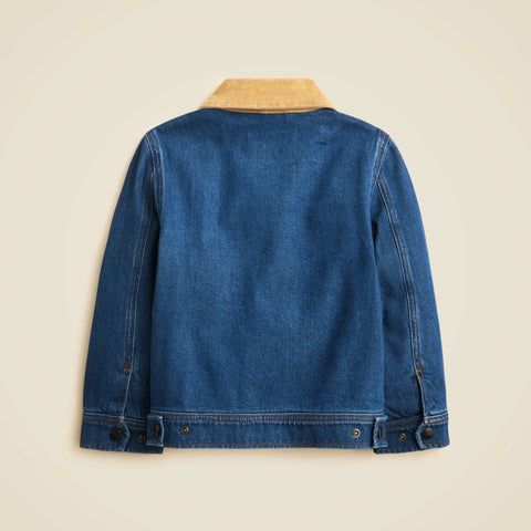 Kids' lined denim jacket