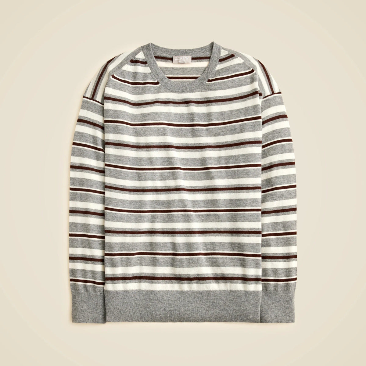 Featherweight cashmere relaxed crewneck sweater