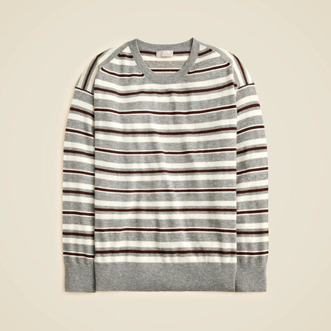 Featherweight cashmere relaxed crewneck sweater