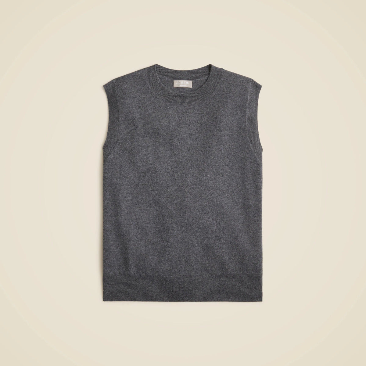 Cashmere relaxed sweater-vest