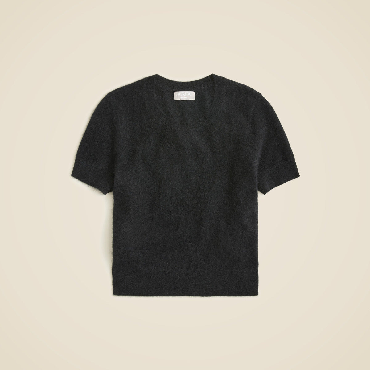 Brushed cashmere relaxed T-shirt