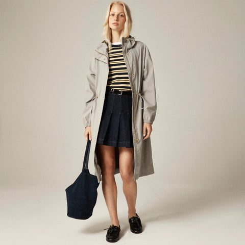 Carolyn sweater-tee in striped merino wool