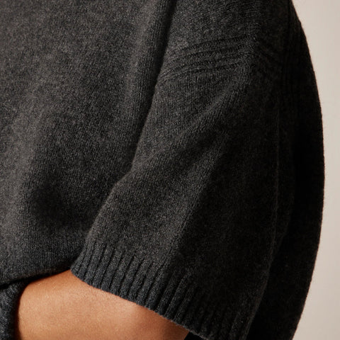 Oversized sweater-tee in vintage wool