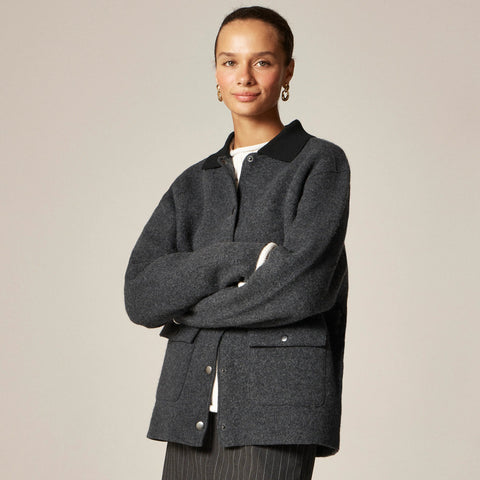 Barn Jacket™ sweater in boiled wool