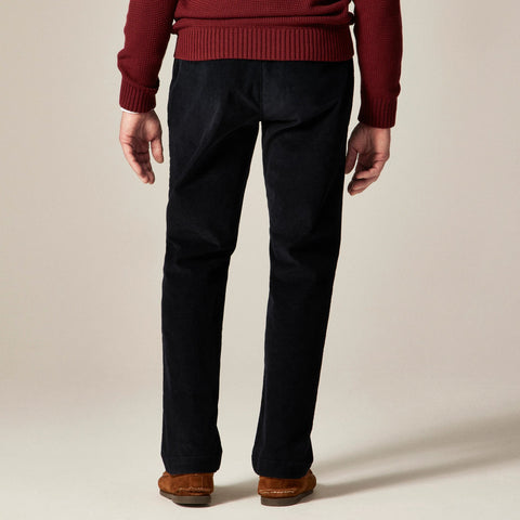 Broken-in Straight pant in stretch corduroy
