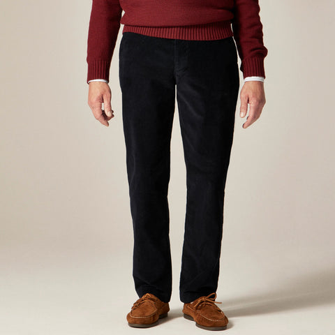 Broken-in Straight pant in stretch corduroy