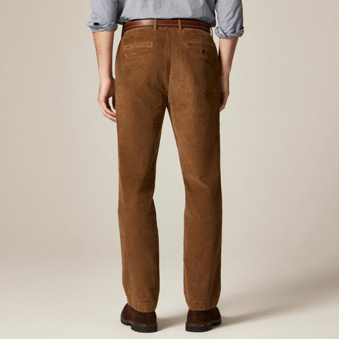 Broken-in Straight pant in stretch corduroy