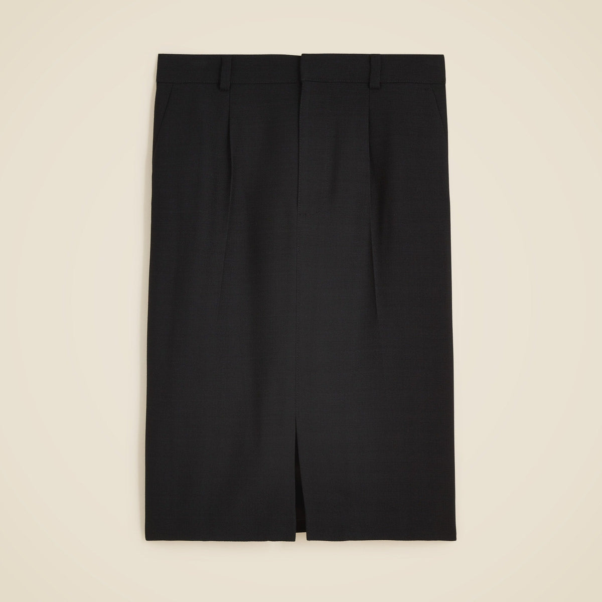 Knee-length sheath skirt