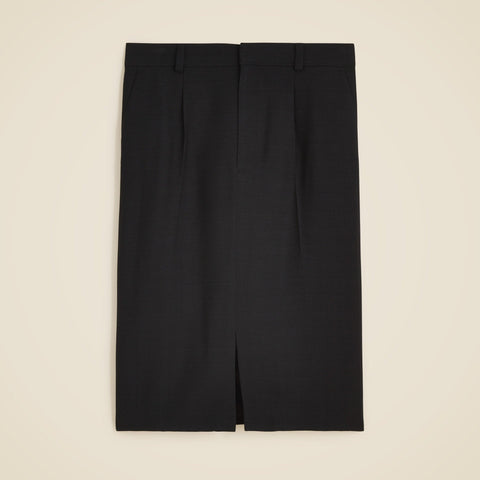 Knee-length sheath skirt