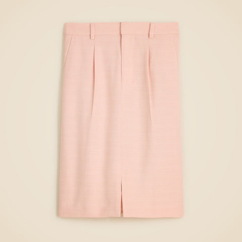 Knee-length sheath skirt