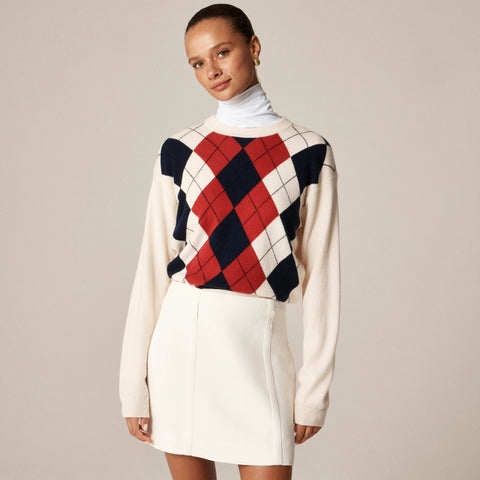 Mini skirt in bouclé