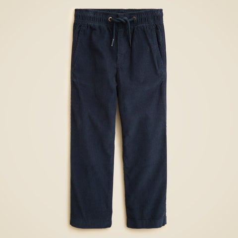 Boys' Pier pant in lightweight corduroy
